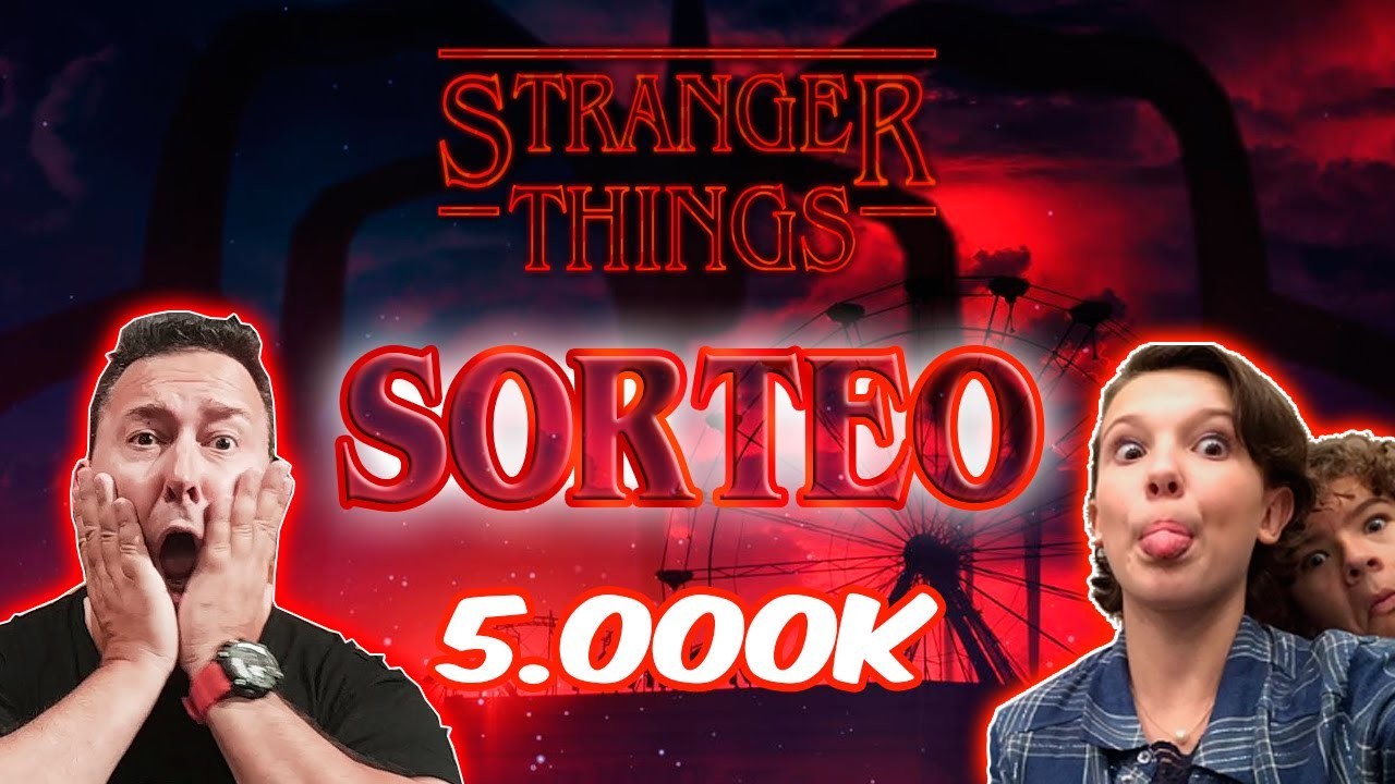 "CERRADO" ???? SORTEO STRANGER THINGS ???? Merch & Funko INTERNACIONAL Especial 5.000K