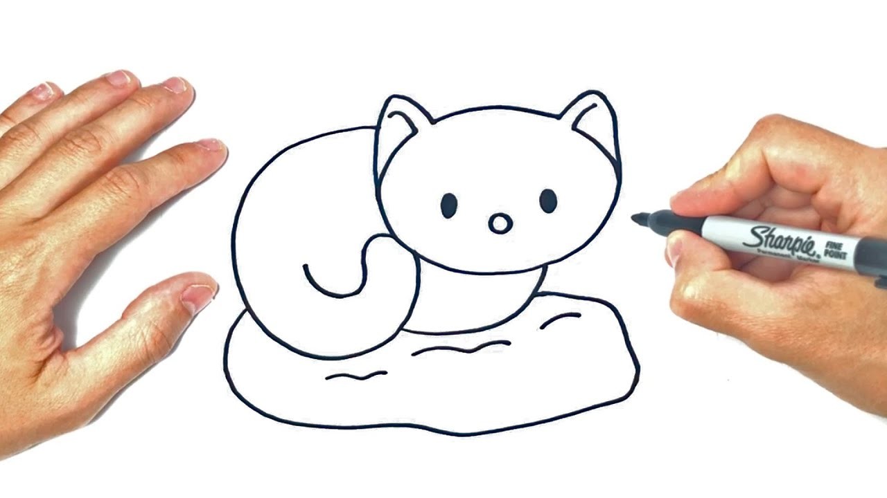 Cómo dibujar un Gato | Dibujo de Gato