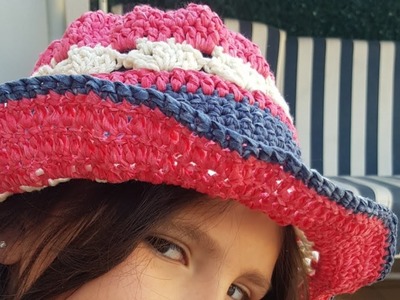#StayHome #crocheteando #Withme. Tejemos a crochet Sombrero 2.2