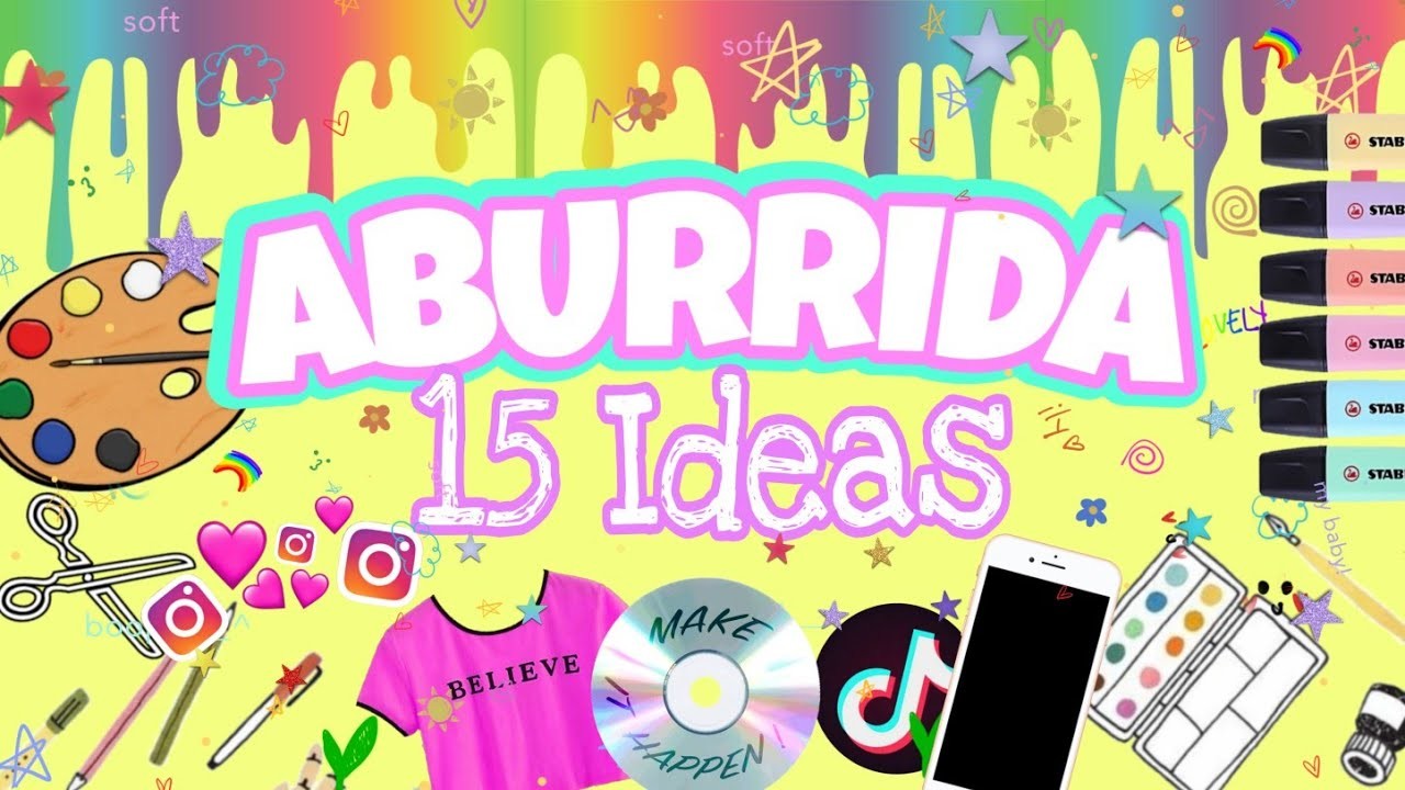 15 IDEAS PARA HACER CUANDO ESTAS ABURRIDA????EN CASA ???? | Marialis ♥