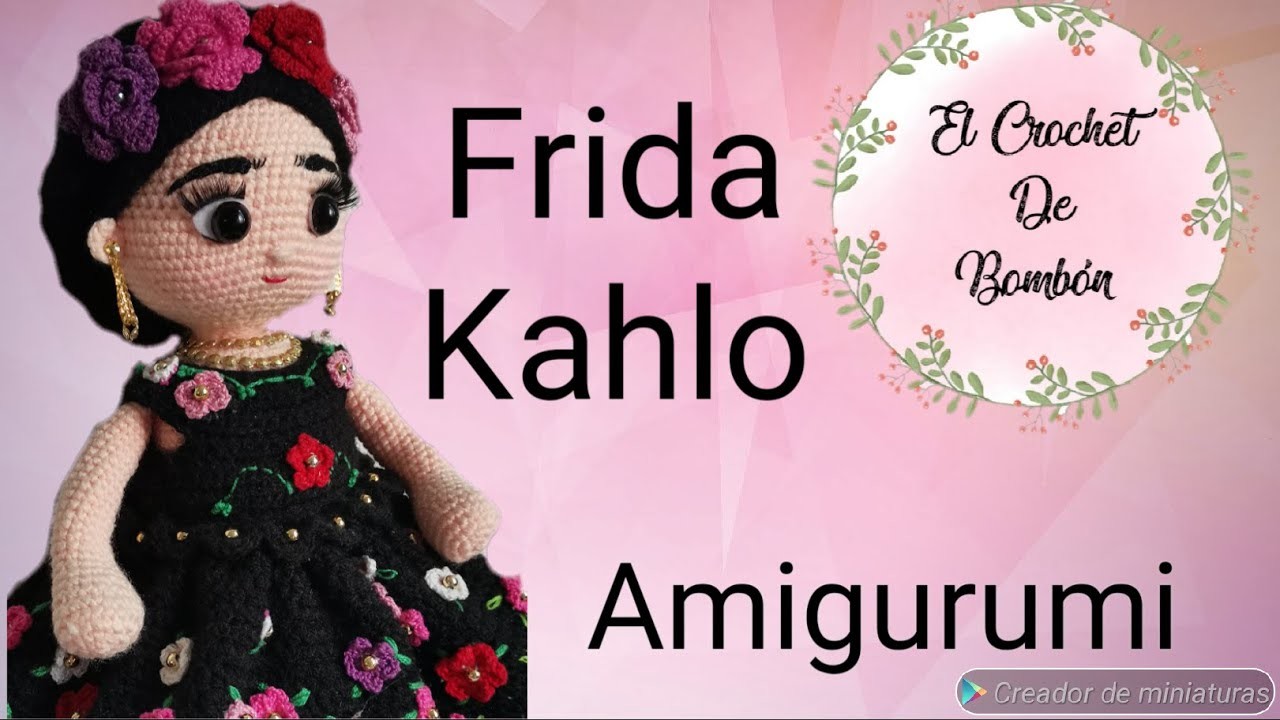 Amigurumi Frida Kahlo.Ani Manualidades