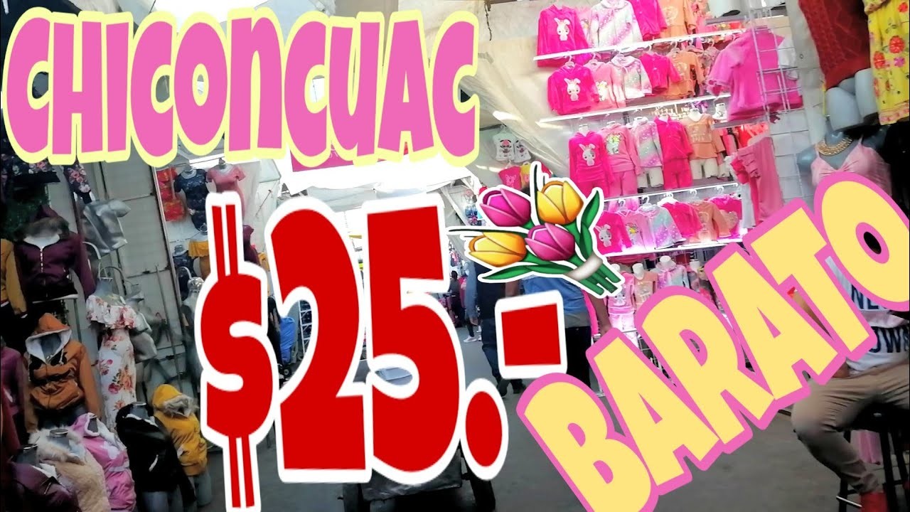 CHICONCUAC  ROPA A $25 MUY BONITA y BARATA PARA HACER NEGOCIO