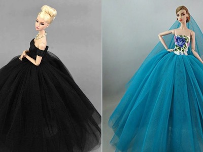 Cómo Hacer Ropa para Barbie sin coser. Vestidos para muñecas, falda y blusa