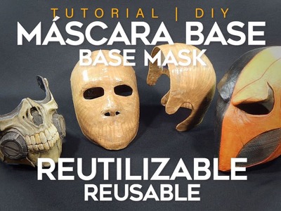 Máscara Base Completa en 2 Partes Reutilizable con Cinta Canela | Tutorial | DIY | ¿Cómo se Hace?