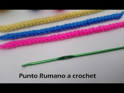 Cordón rumano a crochet
