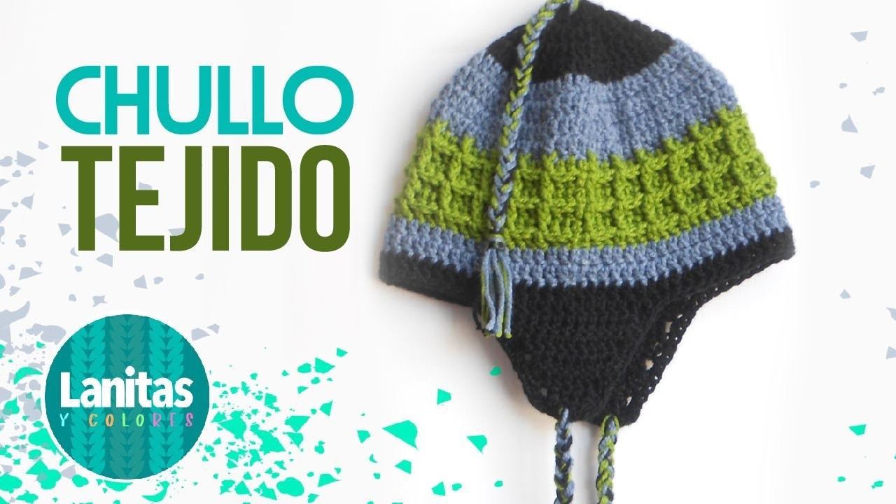 GORRO TEJIDO A CROCHET [FACIL] Chullo tejido a Ganchillo para principiantes | Lanitas y Colores