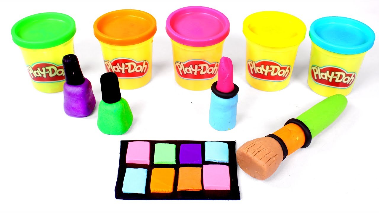 Hacemos MAQUILLAJE con plastilina ???????? Manualidades con Play-Doh