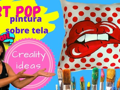 PINTURA SOBRE TELA.ARTE POP. CREALITY IDEAS
