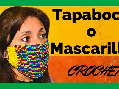 Tapaboca Cubreboca Mascarilla en tejido #crochet (tutorial paso a paso) Moda a Crochet