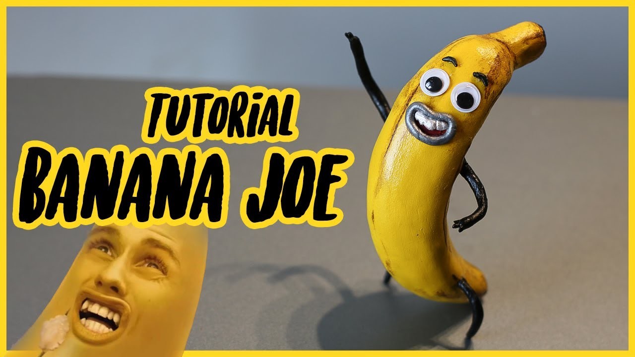 Tutorial: cómo hacer una figura de Banana Joe ???? | El mundo de Gumball | Manualidad Fácil