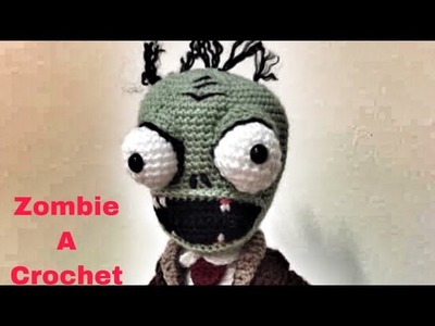Zombie a crochet parte 6 haciendo cuerpo y cosiendo cabeza