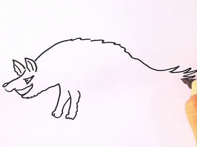 ¿Cómo dibujar una Hiena -  ???? Dibujo de una Hiena paso a paso ????