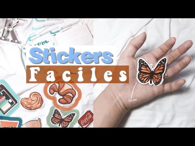 ¿COMO HACER STICKERS?✨ || 3 maneras fáciles para que hagas tus propios Stickers!!!????
