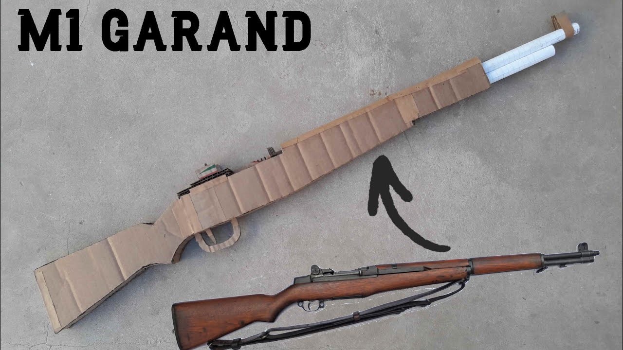Como hacer un M1 Garand de carton