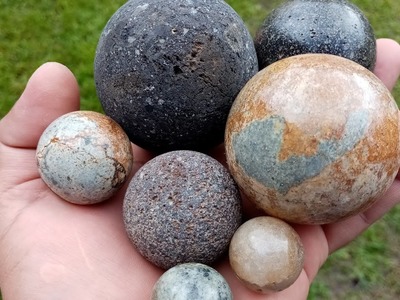 Como hacer esferas de piedra en  Costa Rica  #esferas #minerales How to make stone spheres