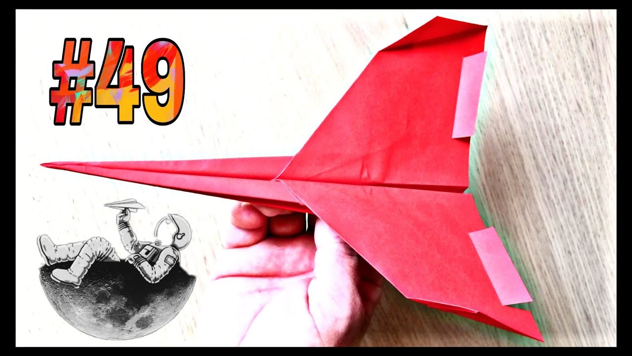 Como hacer un avión de papel modelo tipo punta flecha que vuele increíble ✈ ORIGAMI