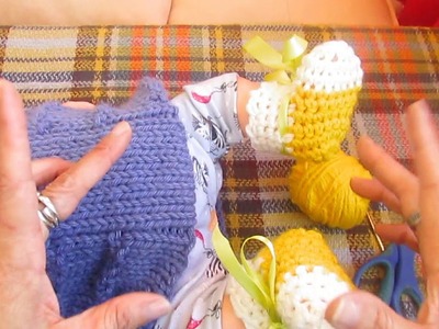 Cómo tejer botitas para recién nacido a crochet fácil????????????????✅