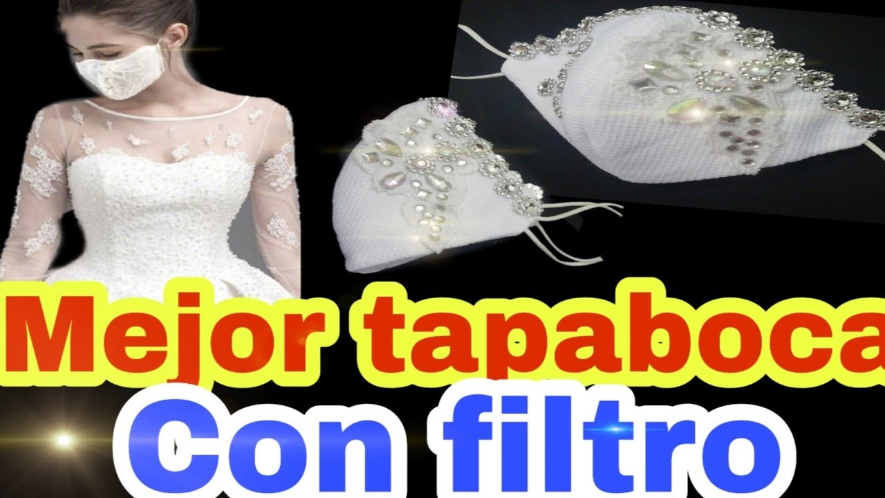 Cubrebocas  de tela | como hacer tapabocas con filtro sin maquina | make face mask | mascarillas diy