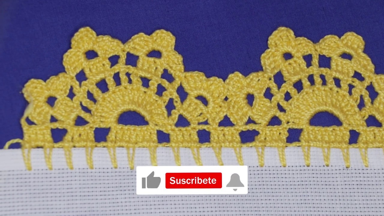 ????PUNTILLA 127 ????ORILLA PARA MANTEL O SERVILLETA FACIL