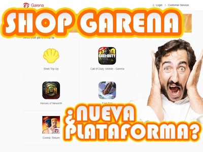 Shop Garena sg ¿Nueva Plataforma de Pagos? ¿Que paso con Pagostore.com?