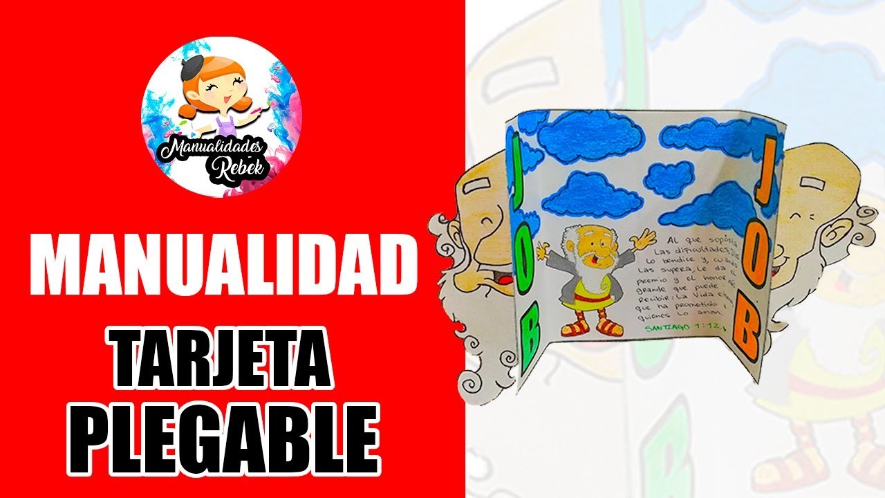 Manualidad de JOB - Tarjeta Plegable