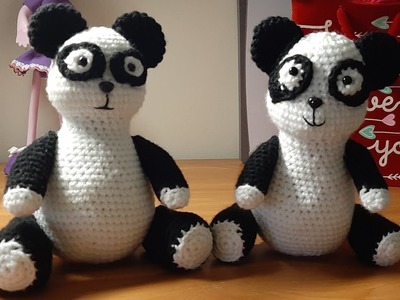 #Tejeconmigo Osito Panda a Crochet
