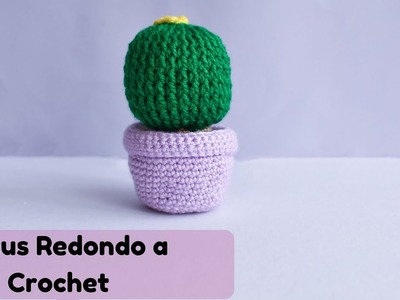 ????Cactus redondo facil tejido a Crochet????.Easy round cactus woven to Crochet