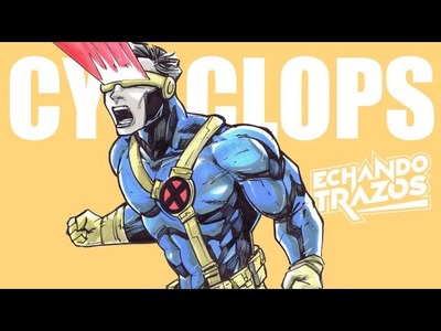 Como dibujar a Cyclops de X-Men Cómics
