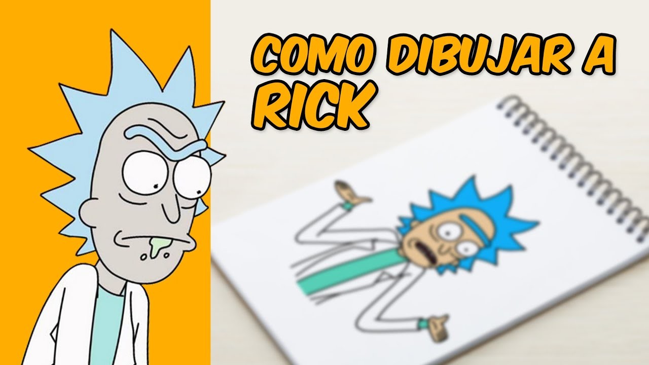 Como dibujar a Rick Sanchez