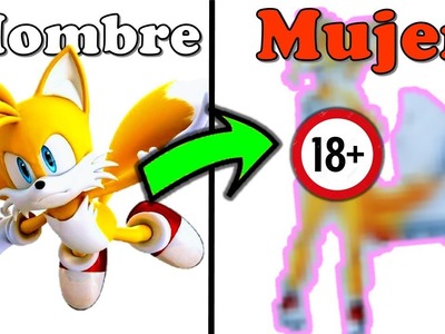 Como dibujar a TAILS Version Mujer.How to Draw Tails Version woman