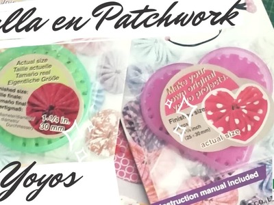 Patchwork en toallas: Yo-yos circulares, de corazones y mariposas