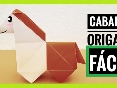 ????????Cómo hacer un ???? | CABALLO |???? de papel Origami FÁCIL ✅ | Caballo de Papiroflexia PASO A PASO