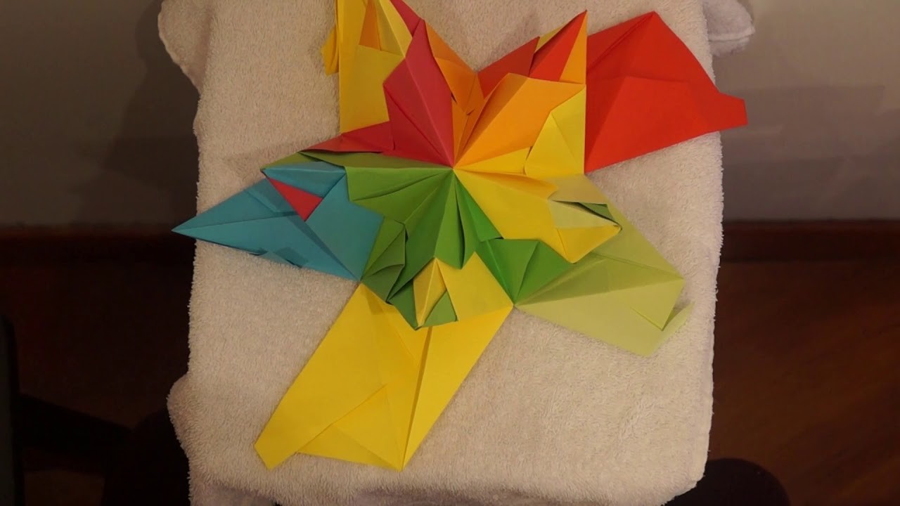 Cómo hacer una estrella de 20 puntas en Origami
