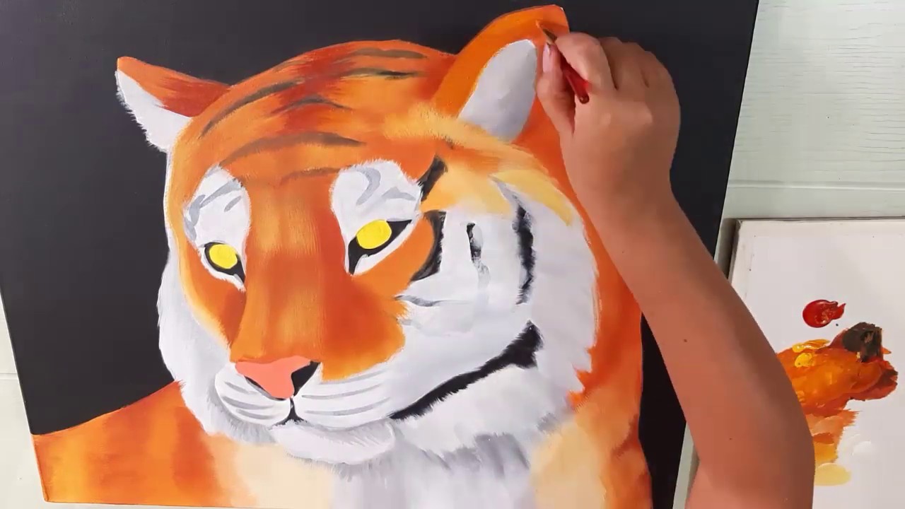 Como Pintar Un Tigre
