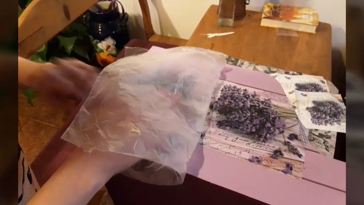 Decoupage fácil decorado con servilleta