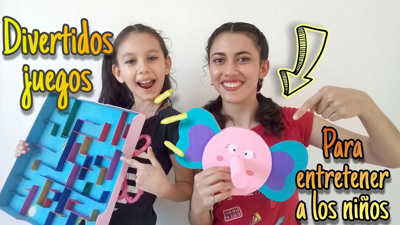 ¡¡Juegos para niños dentro de CASA!! ???? || Fáciles de hacer ✨|| Material reciclado