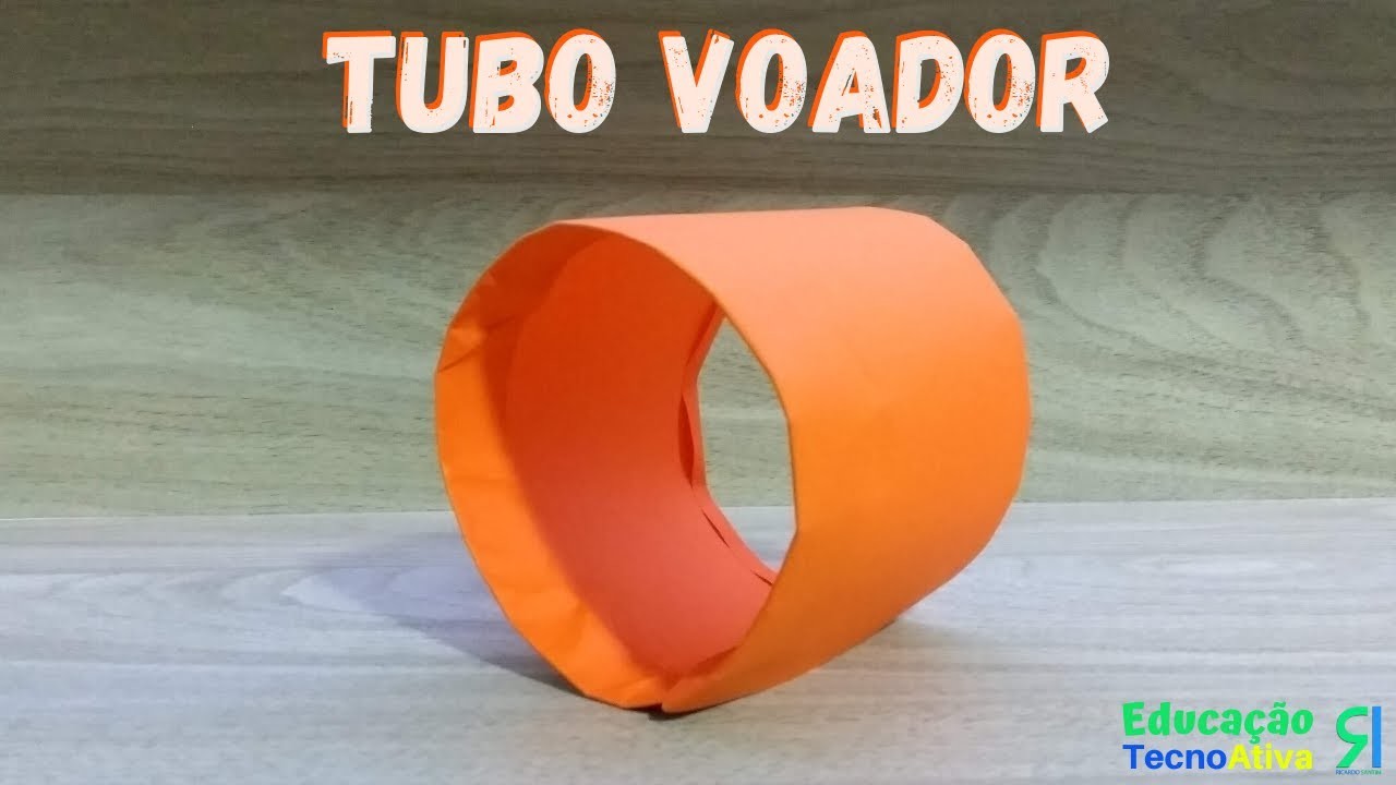 Como fazer um TUBO VOADOR de papel | Origami