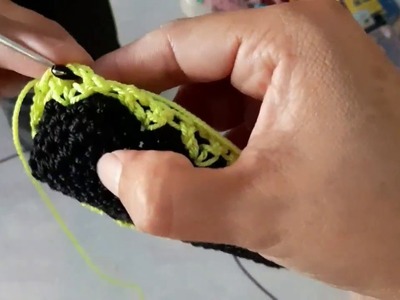 Monedero a crochet paso a paso. Crochet para zurdos
