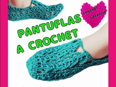 Pantuflas a crochet paso a paso
