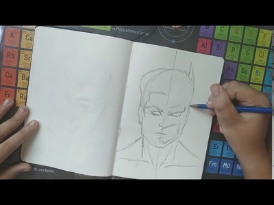 Cómo dibujar a  BATMAN para principiantes  PASO a PASO