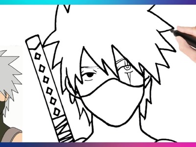 Como Dibujar a KAKASHI CHICO Paso a Paso de Naruto