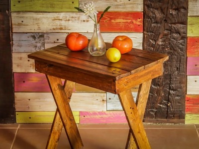 ▶️ Cómo Hacer Mesita Auxiliar con Madera de Palet ???? DIY Wooden Table