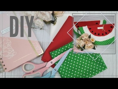 Ideas para regalar con tela - CUTE BAG with fabric scraps - DIY BAG ideas - Manualidad con tela