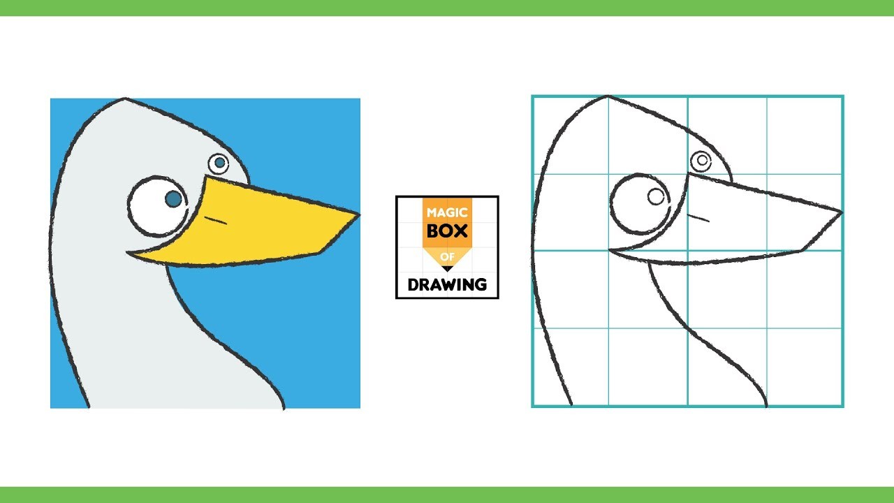 ???? Como desenhar um pato.How to draw a duck.Como dibujar un pato. アヒルの描き方.