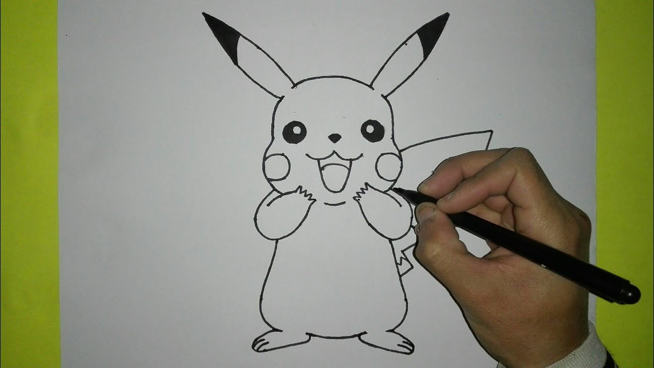 Como Dibujar A Pikachu How To Draw Pikachu 2967