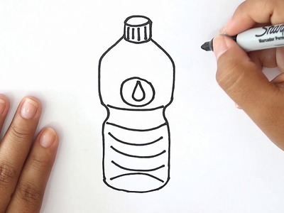 ¿Cómo dibujar una botella ?- Dibujo de una Botella