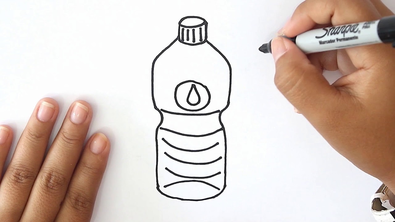 ¿Cómo dibujar una botella ?- Dibujo de una Botella