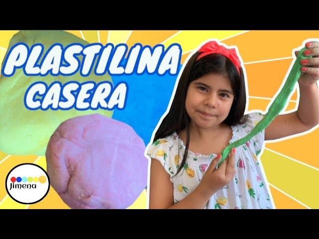Cómo hacer PLASTILINA CASERA para niños con HARINA.DIY fácil y divertida