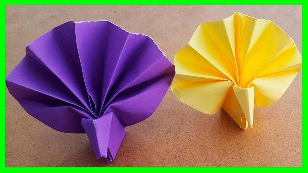 ▷ Cómo hacer un ???? PAVO REAL en Origami 3D FÁCIL ✅ | Pavo Real de Papiroflexia