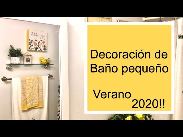 IDEAS  COMO DECORAR UN BAÑO PEQUEÑO DE UNA MOBILE HOME VERANO 2020